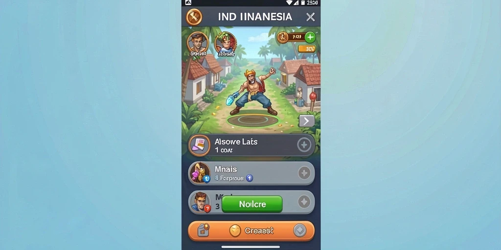 Screenshot menunjukkan karakter utama dalam aksi bertarung.