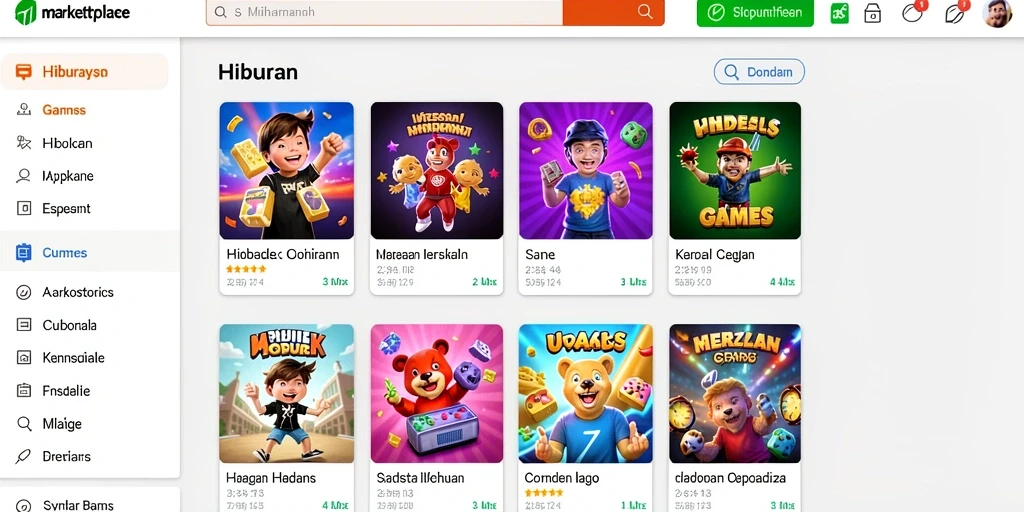 Tampilan antarmuka yang modern dan menarik.