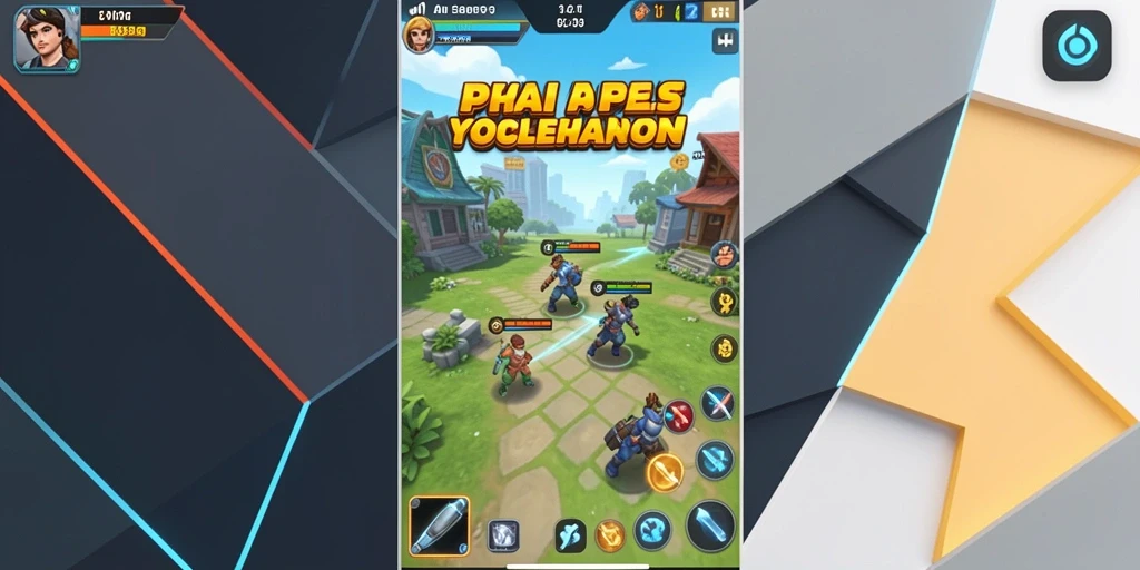 Screenshot menunjukkan grafis menawan dalam permainan.