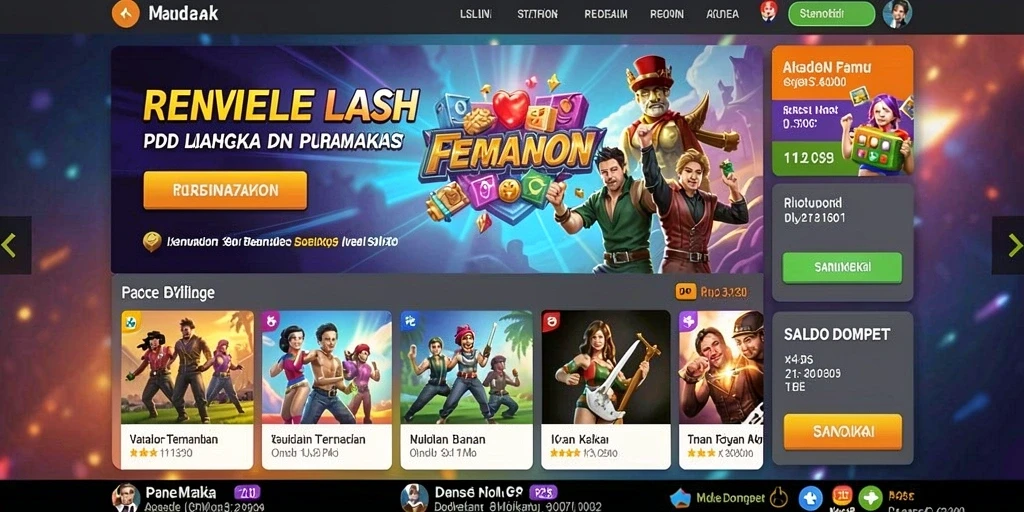 Tampilan utama aplikasi MINITOTO yang menarik.