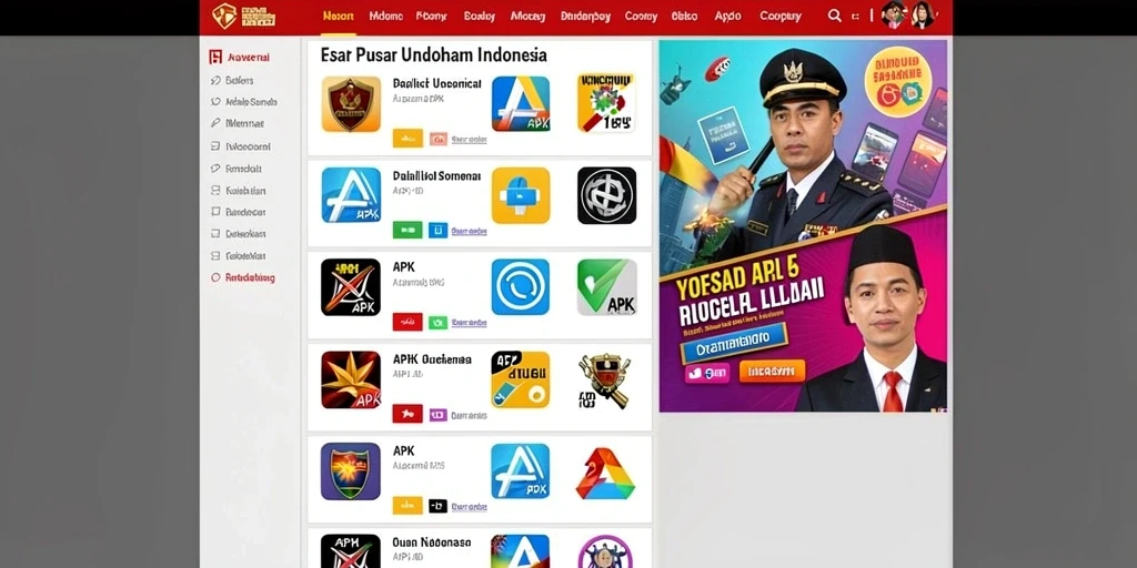 Tampilan menu yang user-friendly dan menarik.