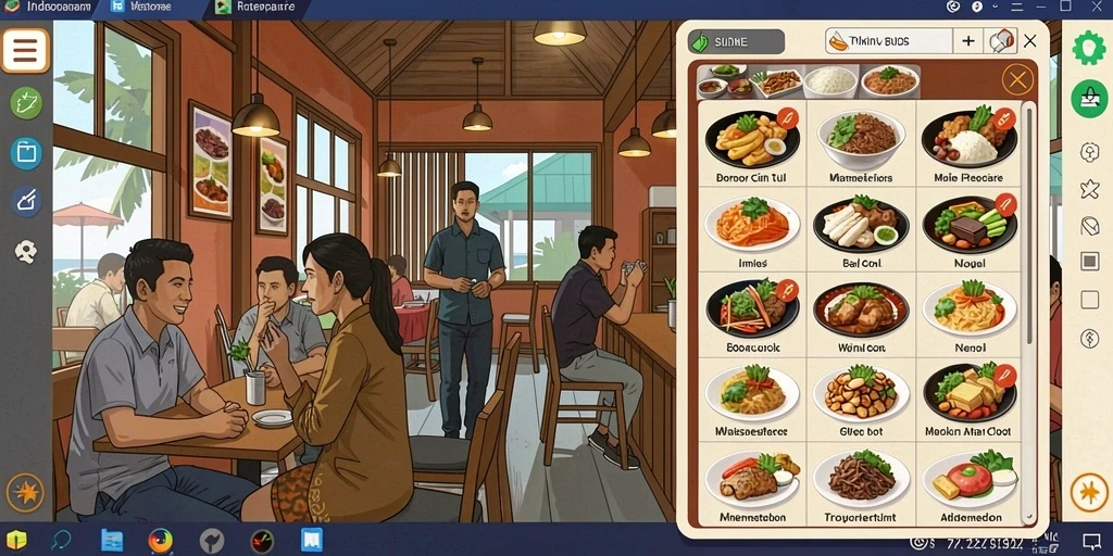 Tampilan awal permainan yang menarik.