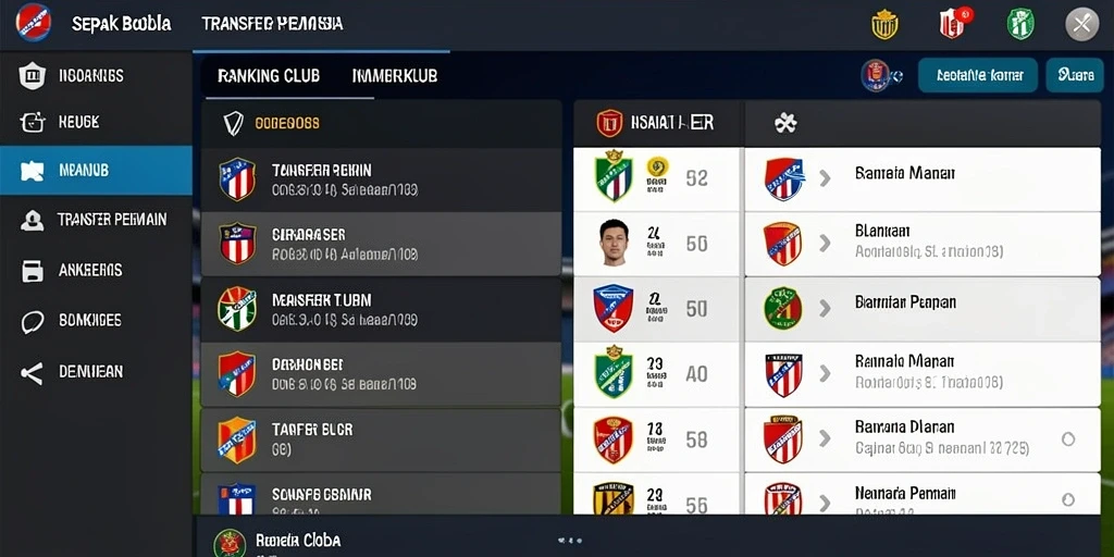 Tampilan menu yang menarik dan mudah diakses.