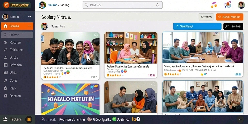 Tampilan antarmuka yang intuitif dan bersih.