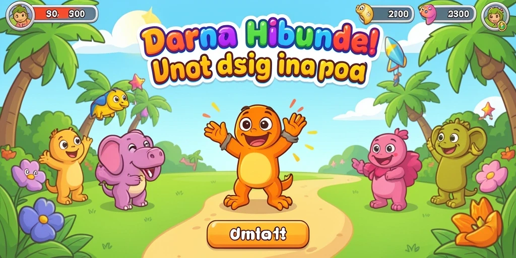 Tampilan awal yang menarik dan mudah dinavigasi.