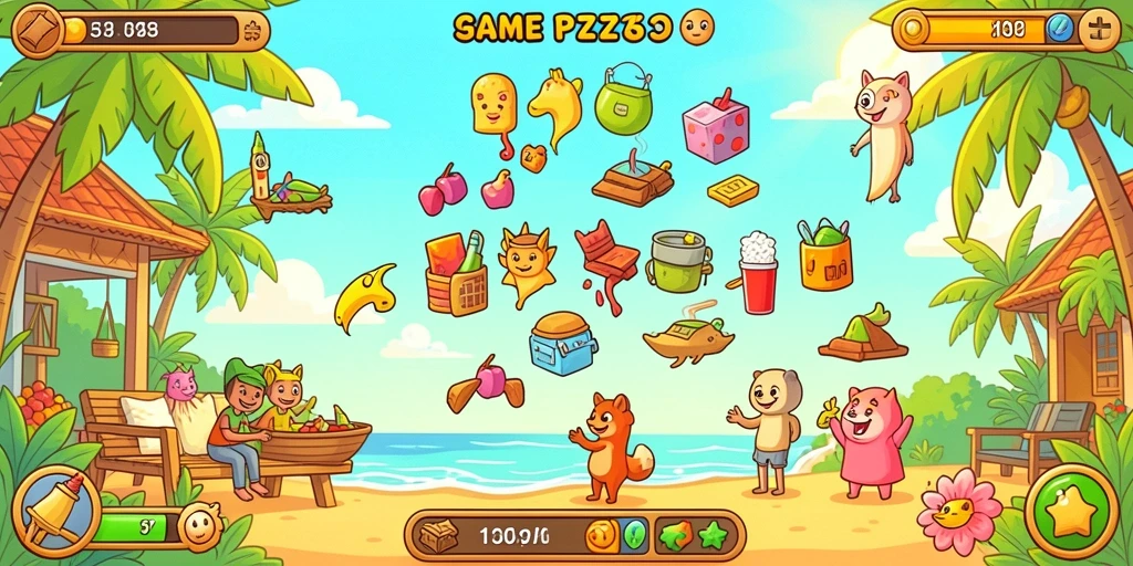 Tampilan awal game yang menarik dan user-friendly.