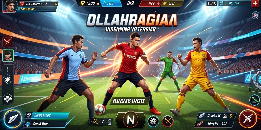 Tangkapan layar menunjukkan karakter utama beraksi.