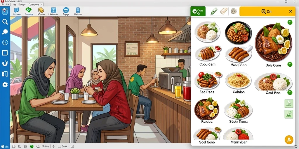 Tangkapan layar fitur mode permainan multiplayer.