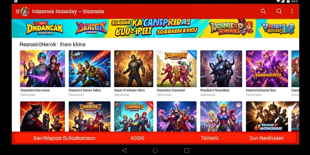 Tampilan antarmuka aplikasi yang modern dan user-friendly.