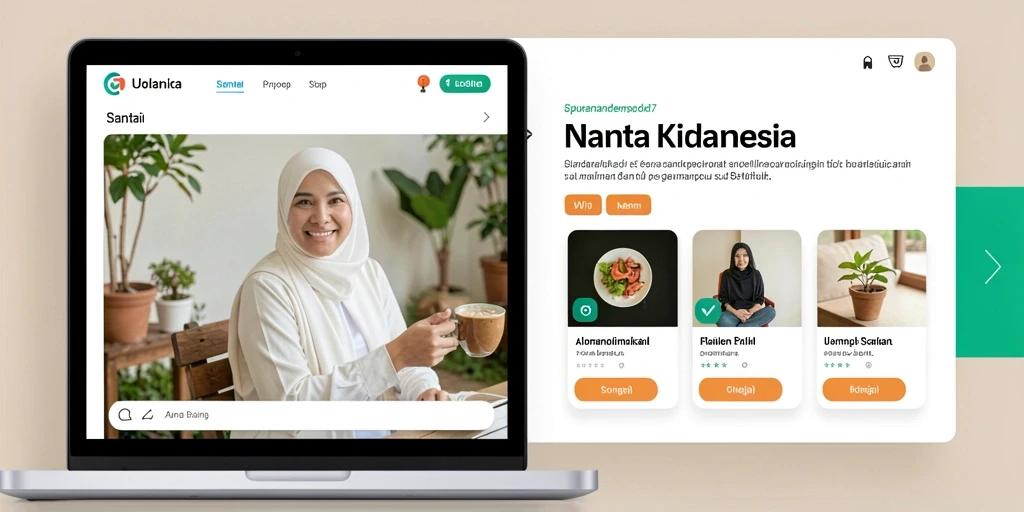 Tampilan antarmuka menarik dan mudah digunakan.