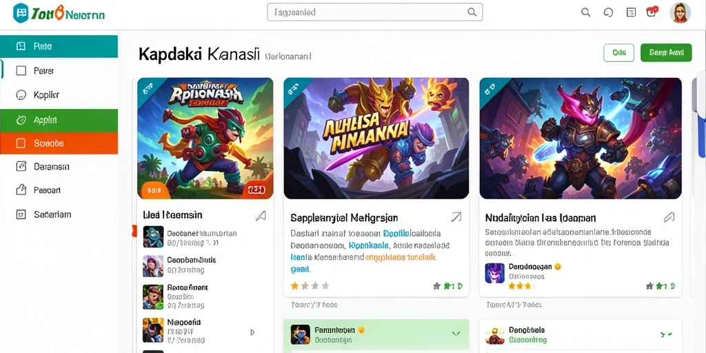 Tampilan awal yang menarik dan mudah dipahami.